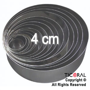 CORTANTE REDONDO ACERO INOXIDABLE N.4 (H) x 1